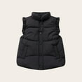 thumbnail image 2 of KyCheLot Toddler Girls Winter Vest Ruffle Button Sleeveless Padded Cute Jackets Outwear 2-10 Years, 2 of 6