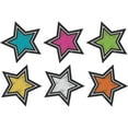 thumbnail image 2 of Teacher Created Resources TCR3554-6 Chalkboard Bright Star Mini Accents - Pack of 6, 2 of 2