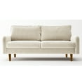 thumbnail image 4 of Koby Home Sectional Sofa Sleeper Couch 3-Seater Sofas 70" Couches for Living Room Sand Beige, 4 of 7