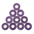 thumbnail image 2 of Tachiuwa Ensemble de 10 Pcs de Roulements de Roue en Métal pour Planche à Roulettes Longboard Roulements -, 2 of 8