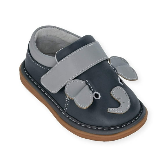 Wee Squeak Ellis the Elephant Shoe Size: 3, Color: Grey