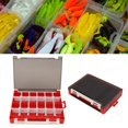 thumbnail image 4 of Caja De Almacenamiento De Cebo, Caja De Cebo De Señuelo ABS A Prueba De Golpes Gran Espacio Para Pesca Al Aire Libre Cergrey Rojo, 4 of 8