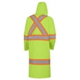 thumbnail image 2 of Pioneer Heavy-Duty Waterproof High Visibility Long Coat, Liberal Fit with Full Back Vent, Yellow/Green, L, V1081460-L, 2 of 7