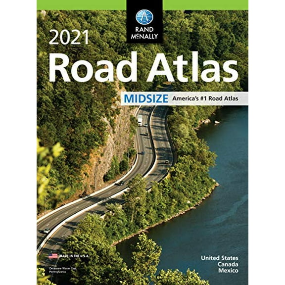 Pre-Owned Rand McNally 2021 Midsize Road Atlas (Paperback) 0528022458 9780528022456