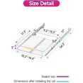 thumbnail image 2 of Expandable Pull Out Cabinet Organizer Slide Out Drawers for Kitchen Cabinets .~.&#W x .&#&#D Pull Out Drawers for Kitchen Cabinets, 2 of 9