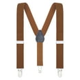 thumbnail image 1 of Buyless Fashion Adjustable Suspenders for Kids Toddlers Baby Elastic Solid Color 1 Inch - Y Back Design, 1 of 7