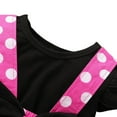 thumbnail image 6 of Kids Toddler Girl Cartoon Dot Clothes Tops + Strap Polka Dot Skirt Outfit Set 1-5T, 6 of 8