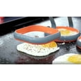 Blackstone 4" Egg Rings Bundle, 8 Pack 4 Square, 4 Circle in Gray and