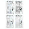thumbnail image 1 of Tableau de Chores, 4 Pcs Tableau de Chores pour Adultes Tableau de Chores pour Enfants Performance Haut de Gamme, 1 of 14