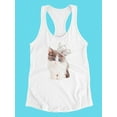 thumbnail image 3 of A Kitten With A Crown Tank Women -Image by Shutterstock, Female XX-Large, 3 of 4