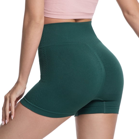 CHUMUD Biker Shorts for Women Stretchy High Waisted Tummy Control Workout Running Volleyball Spandex Yoga Shorts Summer Casual