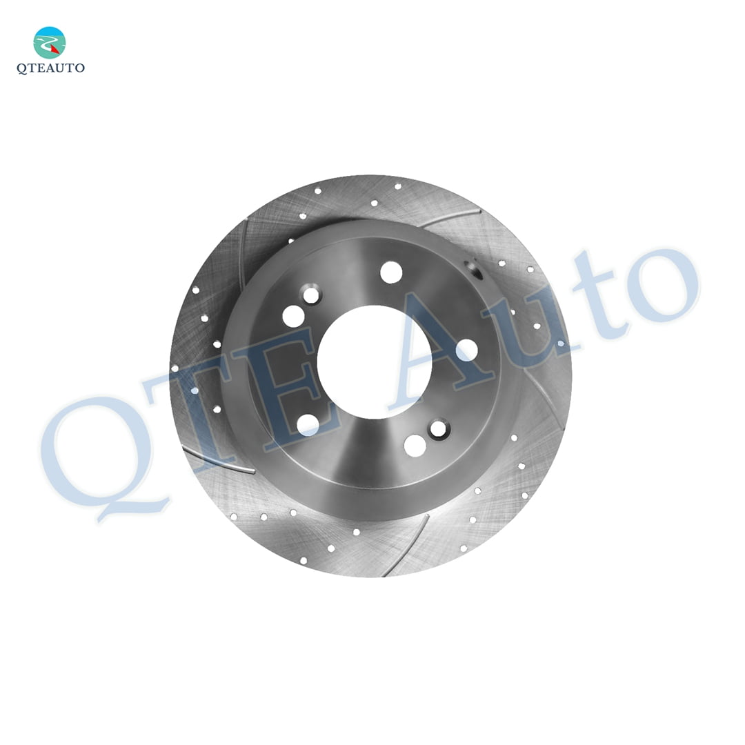 Rear 302mm Drilled Slotted Brake Disc Rotors 302mm For 2011-2015 KIA Sorento