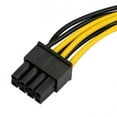 thumbnail image 3 of JSER PCI-E PCI Express 6 Pin Male to 8 Pin Female Video Card Extension Power Cable, 3 of 7