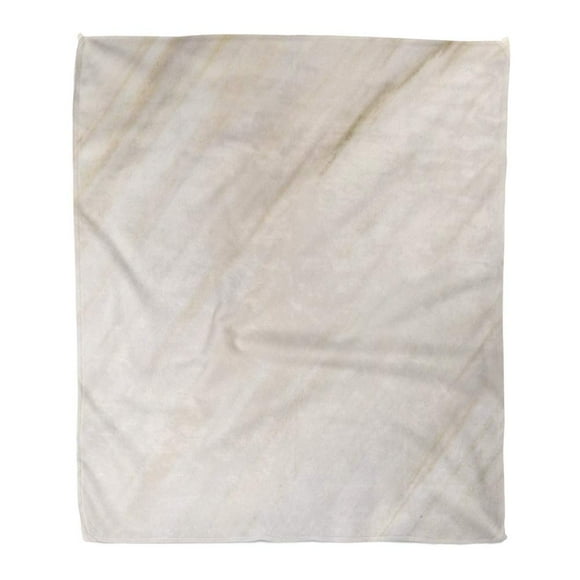 POGLIP Throw Blanket Warm Cozy Print Flannel Brown Carrara Italian Marble Natural Stone Marmor Beige Gray White Black Detail Comfortable Soft for Bed Sofa and Couch 50x60 Inches