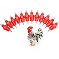 thumbnail image 3 of Bebedero de ón de agua de 40 Uds.Tornillo en aves de corral, pollo, , , bebedero, fácil limpieza, nuevo 4x1,2 cm, 3 of 5