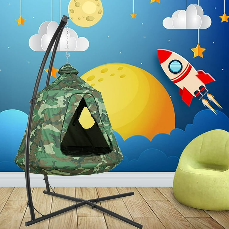 Hanging tent hot sale chair with stand