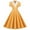 Yellow womens dresses, variant on Wycnly Womens Dresses Empire Waist Flowy Pleated Swing A Line Vintage 1950S Graduation Dresses Summer Color Block V-Neck Short Sleeve Formal Midi Dress Yellow s