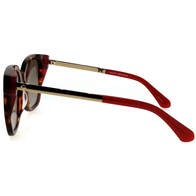 Kate Spade New York Caelyn Large Square Acetate Sunglasses, Havana