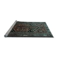 thumbnail image 2 of Ahgly Company Machine Washable Indoor Square Persian Light Blue Traditional Area Rugs, 8' Square, 2 of 4