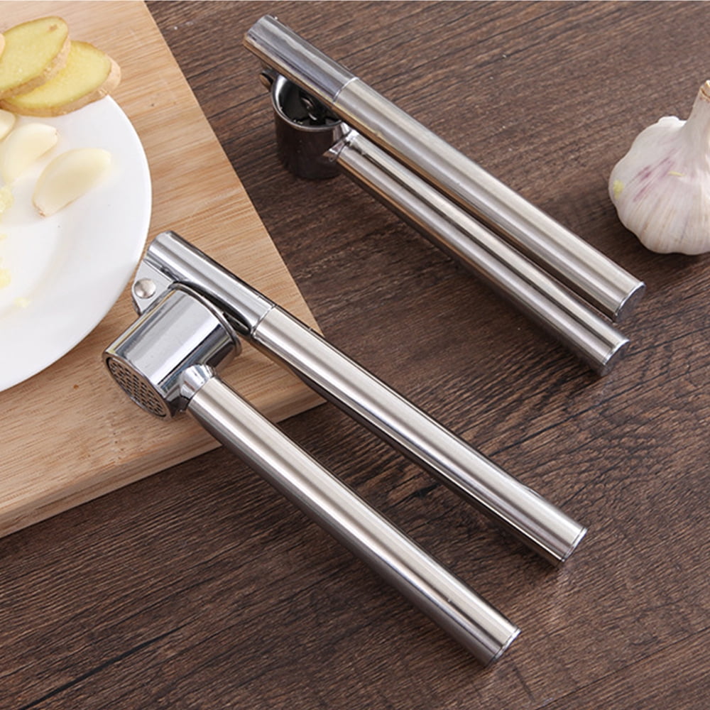 Details about   Premium Garlic Press Soft Easy-Squeeze Ergonomic Handle Sturdy Design Heavy Duty 