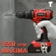 thumbnail image 4 of Taladro Rotomartillo Teeno ATS-714 Con Estuche Y Batería 2ah Negro y Rojo, 4 of 5