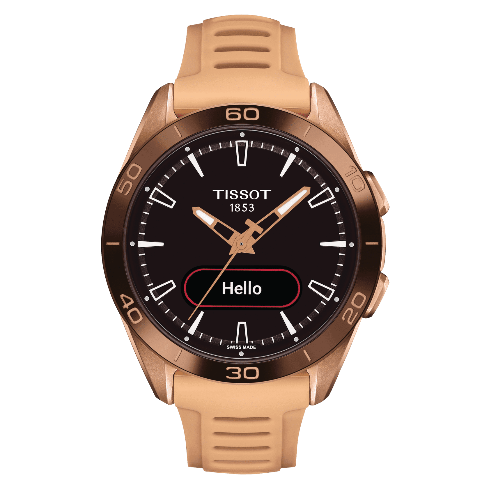 TISSOT T-Touch Connect Solar 腕時計 Tissot T-Touch Connect Solar Rose PVD Titanium Watch, 47.5mm