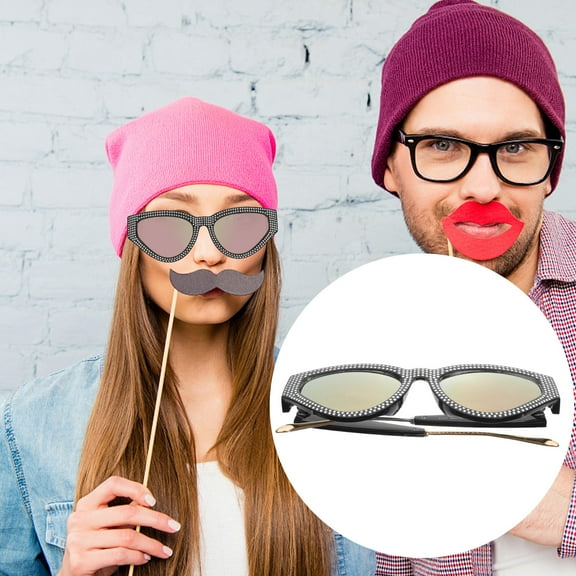 Raindrops Metal Frame Sunglasses Polarized Fashion for Women Triangle