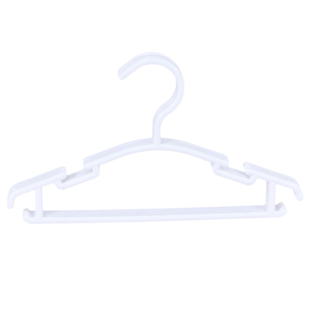 Percha infantil con pinza para pantalones Percha infantil de plástico para secar ropa Percha infantil de plástico grueso de colores