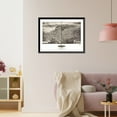 thumbnail image 3 of Historic Framed Print, NY Peekskill 1911 MAP, 17-7/8" x 21-7/8", 3 of 9