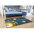 thumbnail image 4 of Furnish My Place Indoor Area Rug for kids - 6 ft. 6 in. x 9 ft. 2 in., Multicolor, Solar System Rug with Jute Backing, 4 of 9