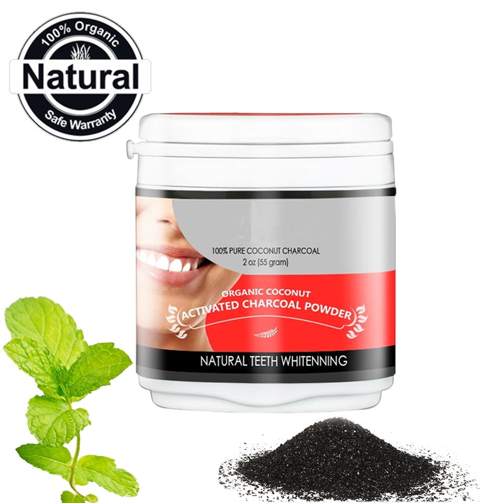 Tooth Whitening Powder 100 Organic Coconut Activated Charcoal Natural Teeth Whitening Powder