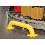 Global Industrial 337320R 9 x 36 in. Rack Round Guard, Yellow