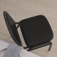 thumbnail image 6 of BizChair Commercial Grade 500 LB. Capacity Dome Back Stacking Banquet Chair in Black Vinyl with Black Metal Frame, 6 of 11