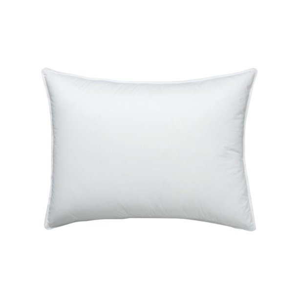 The Great American Store Indoor/Outdoor 6D Set of 1 Euro Pillow- White (14" X 20") - Hypoallergic and Down Alternative Fill