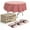 Red Gingham, variant on Exquisite 12 Pack Red & White Gingham Checkerboard Disposable Plastic Tablecloth 84 inch. Round