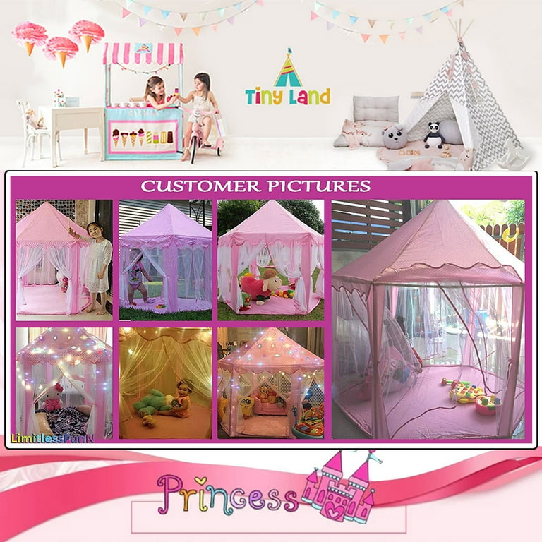 CIPACHO Princess Tent for Kids Birthday Gift Large Castle Play