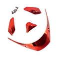 thumbnail image 4 of 4 Uds Casco de Moto Zulema Alerón de Cola Grande Rojo Spoiler de Cascos, 4 of 8