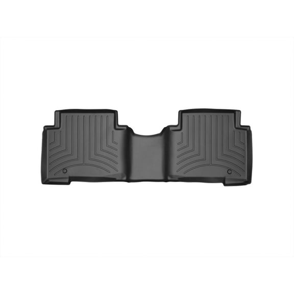WeatherTech Custom Fit FloorLiners compatible with Hyundai Santa Fe XL, Santa Fe - 2nd Row, Black