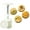 style:style1, variant on Mooncake Mold Set, Mooncake Press Molds, Mid Autumn Festival DIY Hand Press Cookie Stamps Pastry Tool with 50g Mode Pattern, Mooncake Maker (White) - style:style2
