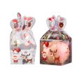 thumbnail image 3 of Iumwxz 5pcs Clear Candy Apple Boxes with Cute Pattern,Christmas Eve Safe Fruit Box Christmas Gift Box Candy Box Christmas Gift for Xmas Decorations Candy Apple Kit 3.34x3.34in, 3 of 5