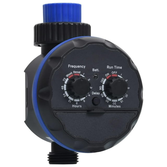Temporizador automático de agua para jardín VidaXL de salida única ABS