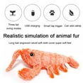 thumbnail image 1 of Tooth Cleaner Plush Cat Toy  500mAh USB Rehcargeable Electric Simulation Dancing Moving Floppy Lobster Cats Toy, 1 of 7