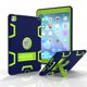 thumbnail image 1 of Funda a prueba de golpes COPMOB para Apple iPad 2/3/4 Funda protectora a prueba de golpes Funda híbrida de silicona y plástico con soporte, Azul/Verde, 1 of 5
