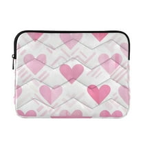 FORMRS 13-13.3 inch Laptop Sleeve Case Soft Carrying Quilted Computer Bag Cover, Geometric Love