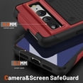 thumbnail image 2 of Dteck for Google Pixel 7 Case, Heavy Duty Drop Protection Hybrid Silicone PC Shockproof Rugged Tough Protective Case for Google Pixel 7,Red, 2 of 7