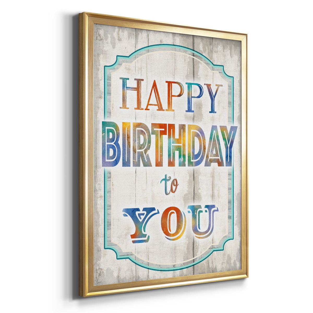 Happy Birthday to You Premium Framed Print - Ready to Hang