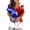 Red, variant on ibuvkizy Summer Independence Day Shirts for Women Fashion American Flag Tops Patriotic Crewneck Short Sleeve Print Tees,4th of July Shirt for Women Black L
