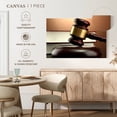 thumbnail image 5 of Elephant Stock Law Wall Art - Horizontal Canvas Wall Art - Living Room Wall Decor - Profession Canvas - Brown And Gold Decor - 36" x 24", 5 of 8