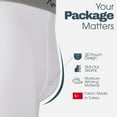thumbnail image 3 of Super Soft Men's Boxer Briefs with Built-in Pouch Support, 3 of 7