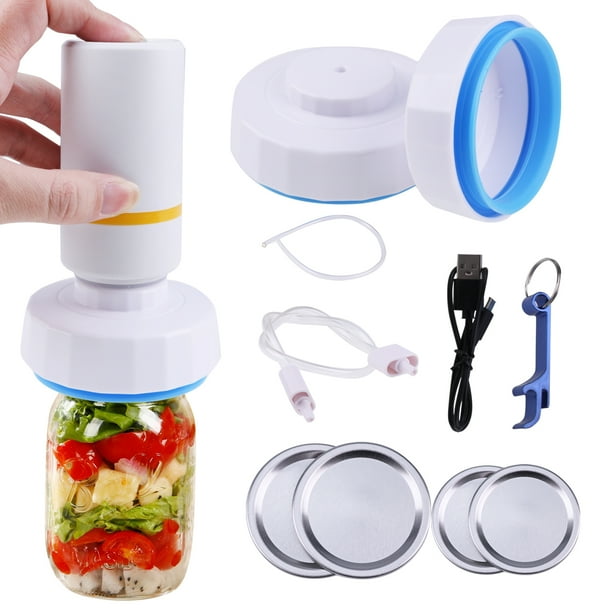 Electric Mason Jar Vacuum Sealer, Food Saver Vacuum Machine for Wide